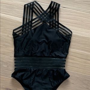 Medium black bathing suit - never worn!